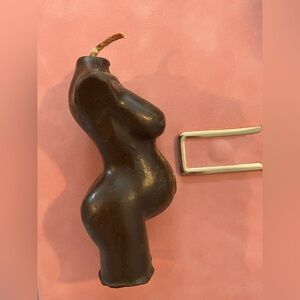 NEW Unique Brown Sculptural Candle BUNDLE (3 pieces)